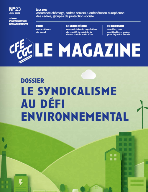 couverture magazine cfe cgc juin 2024